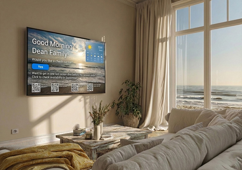 Guest engagement display